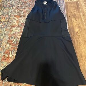 CALIA Women's PowerMove Mesh Paneled Dress in black.